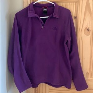 North face fleece quarter zip